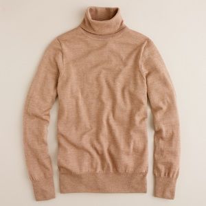 J. Crew • Camel Merino Wool Turtleneck Size XS